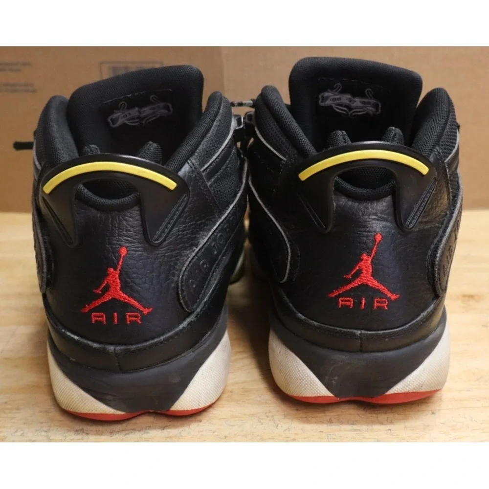 Air Jordan 6 Rings Shoes Black Red‎ White 